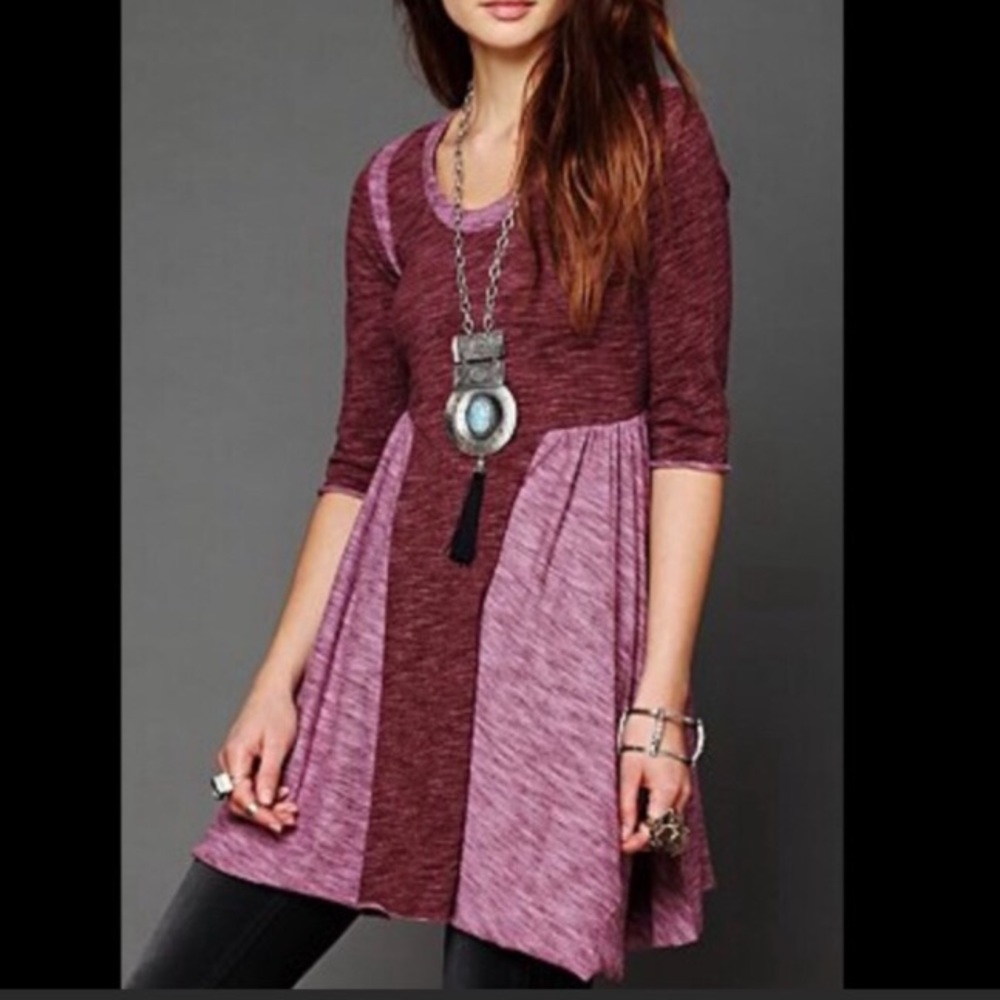 Free People Beach Good Morning Sunshine Dress: Raspberry Plum
